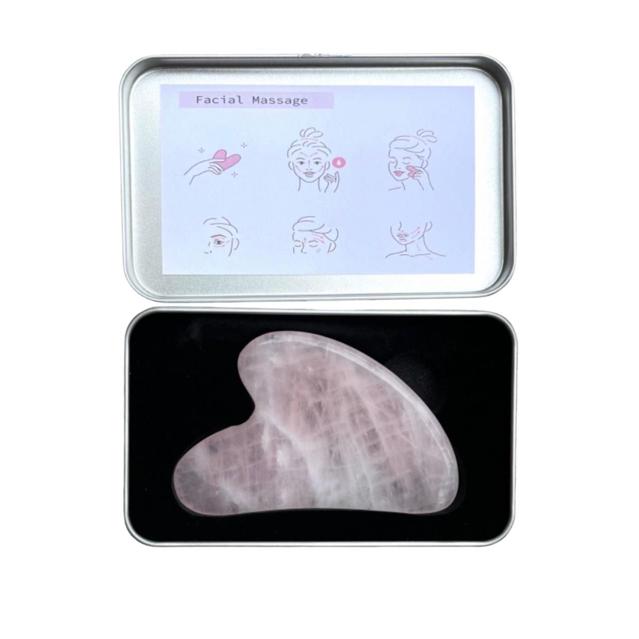 Rose Quartz Gua Sha Facial Tool